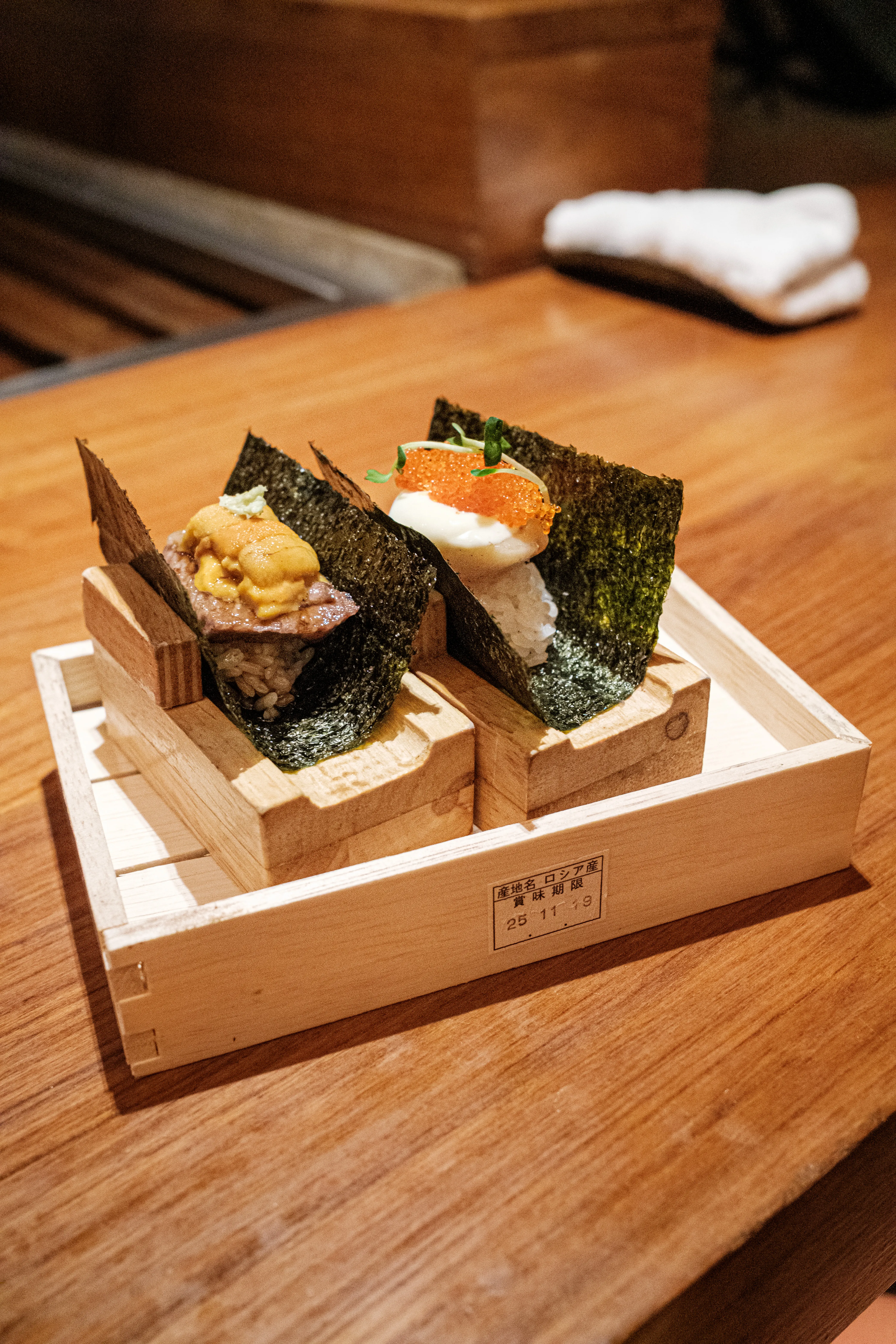 Food from Yankii Robatayaki & Bar in Bangkok, Thailand