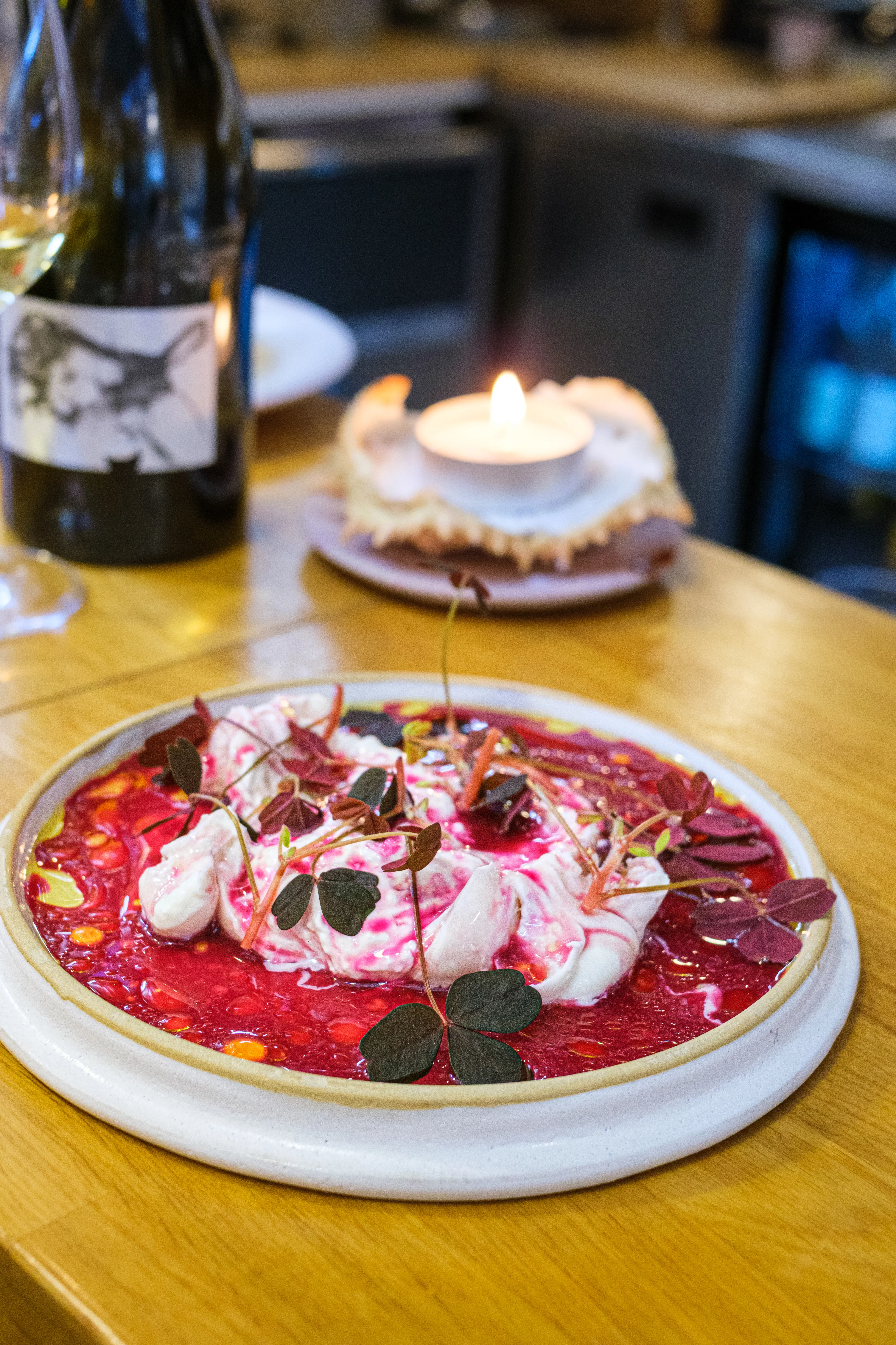Food from Bar Bulot in Gothenburg, Sweden